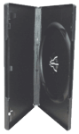 10-pack 14mm PREMIUM SINGLE BLACK DVD CASE REGULAR SIZE W/D PLASTIC INSERT, MACHINE GRADE, HIGH QUALITY, DURABLE THICK WALL - DVDBX-1-BLK-PREMIUM (10 Pack) $0.55 per piece