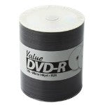 100 Pack DVD-R 8X WHITE INKJET PRINTABLE VALUELINE BY CMC PRO (MADE IN TAIWAN) "ARCHIVAL QUALITY" - BUY RELIABLE AND DEPENDABLE MEDIA ONLY! $0.5699 each disc